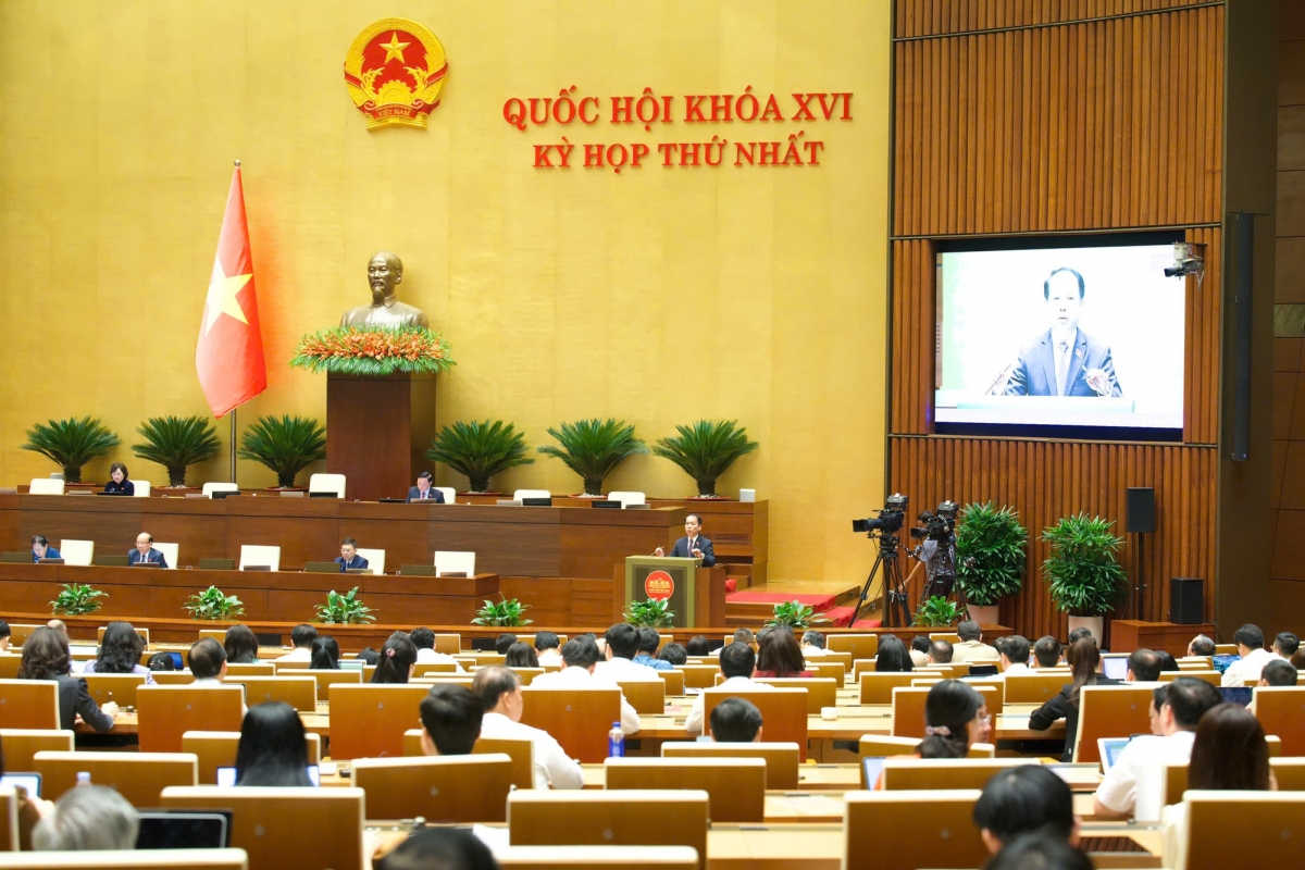 第16期国会第1回会期開会式の全景（写真：quochoi.vn）