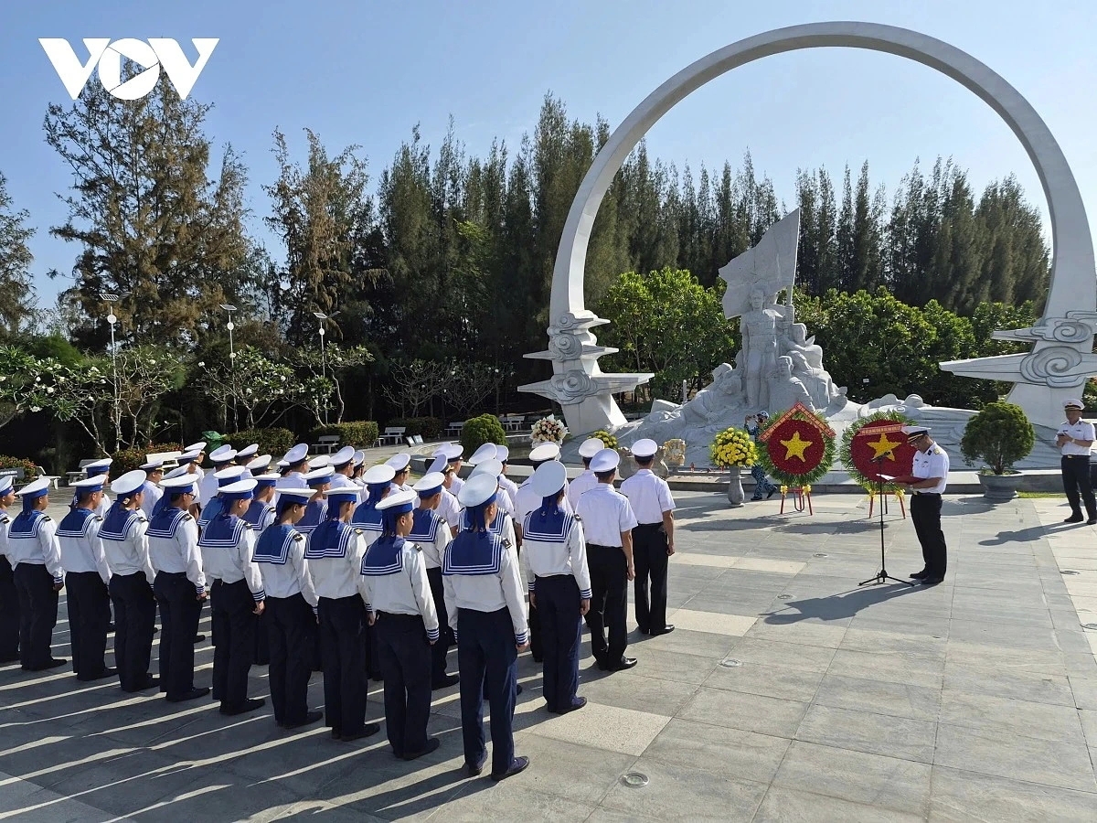Truong Sa Museum is built on the foundation of the Gac Ma Memorial. (Photo: VOV)