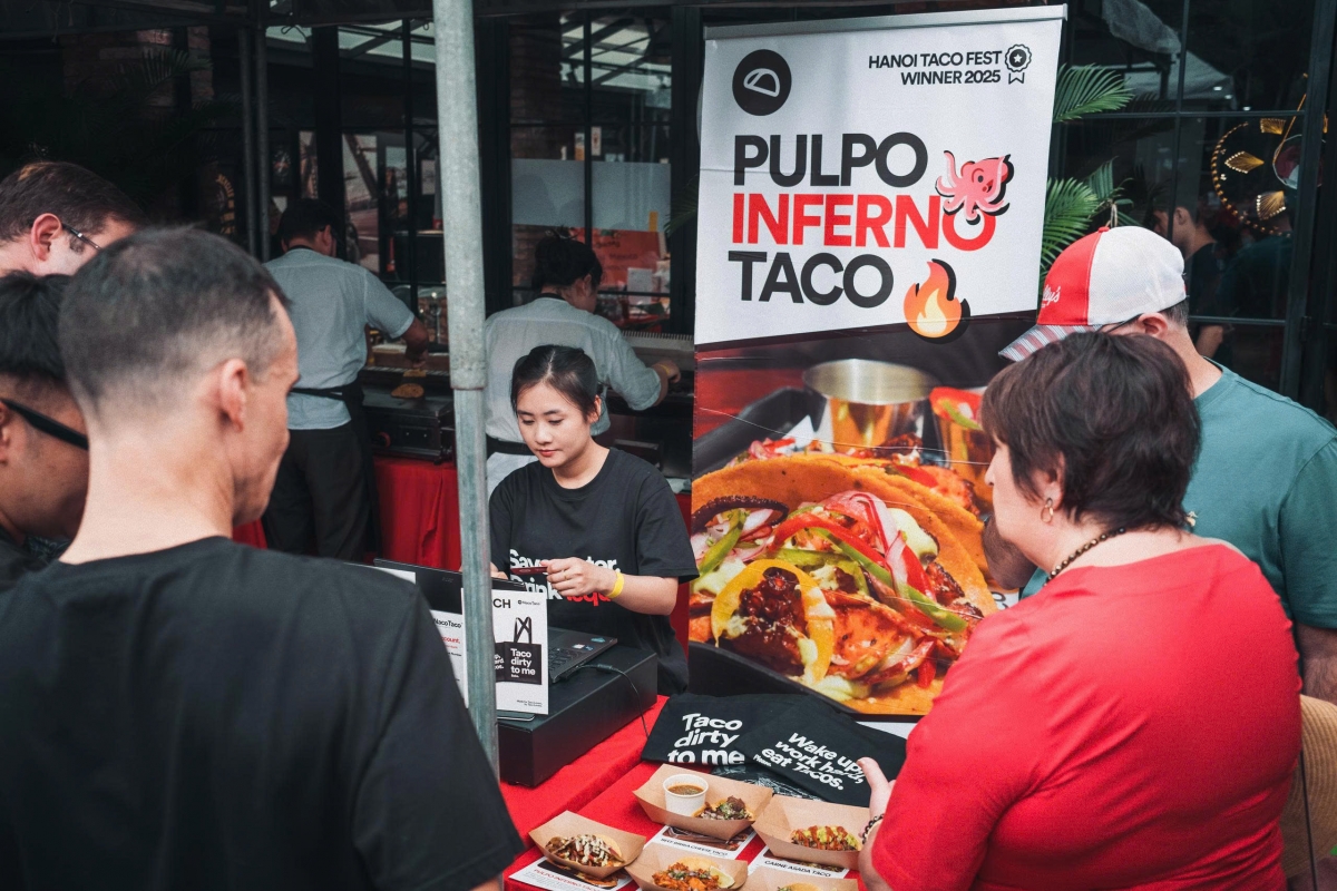 At Taco Fest 2025 in Ho Chi Minh City (Photo: NacoTaco)