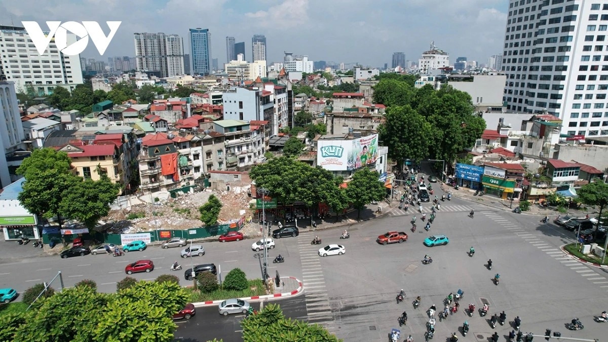 Proyek Jalan Lingkar 1 di Kota Ha Noi. Foto: VOV