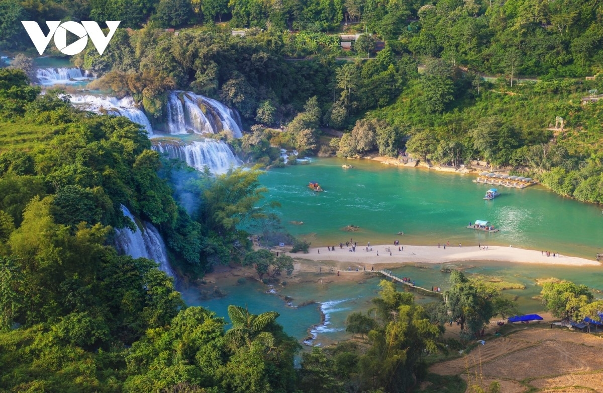 Non Nuoc Cao Bang Global Geopark in Vietnam's northern mountain region covers over 3.000 sq.km. (Photo: Truong Giang/VOV-Northeast region)