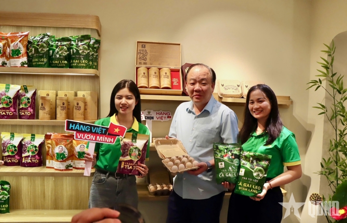 Chương trình “Sức sống hàng Việt” số 4 với chủ đề Thực phẩm cho người Việt. Ảnh: qdnd.vn