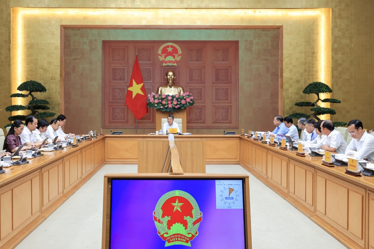 Thủ tướng Lê Minh Hưng phát biểu chỉ đạo. Ảnh: Lại Hoa/VOV