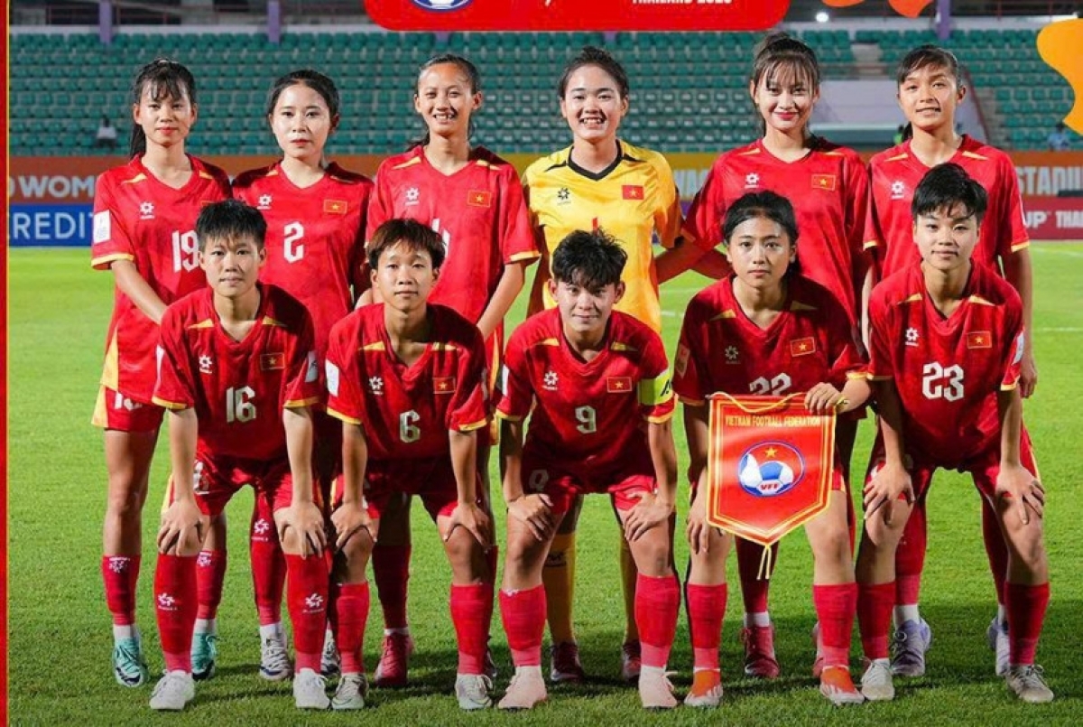 Die vietnamesische U20-Frauenfußballmannschaft erreicht das Viertelfinale der U20-Asienmeisterschaft. (Foto: vietnamnet.vn)