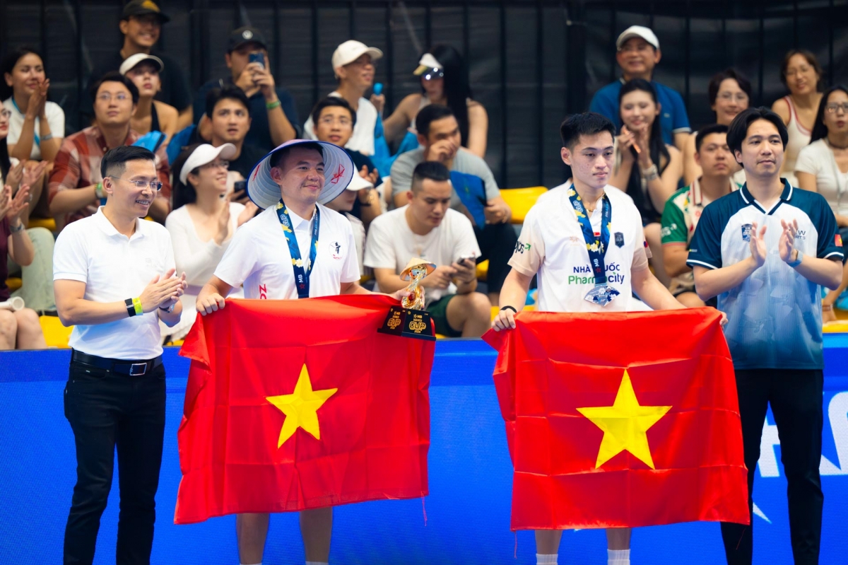 Ly Hoang Nam (l.) und Truong Vinh Hien. (Foto: pickleballplus.vn)