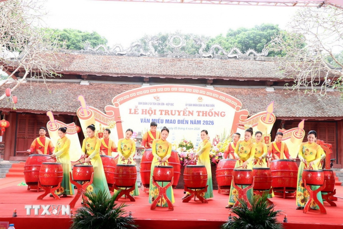 Blick auf die Eröffnungszeremonie. (Foto: Manh Tu/VNA)