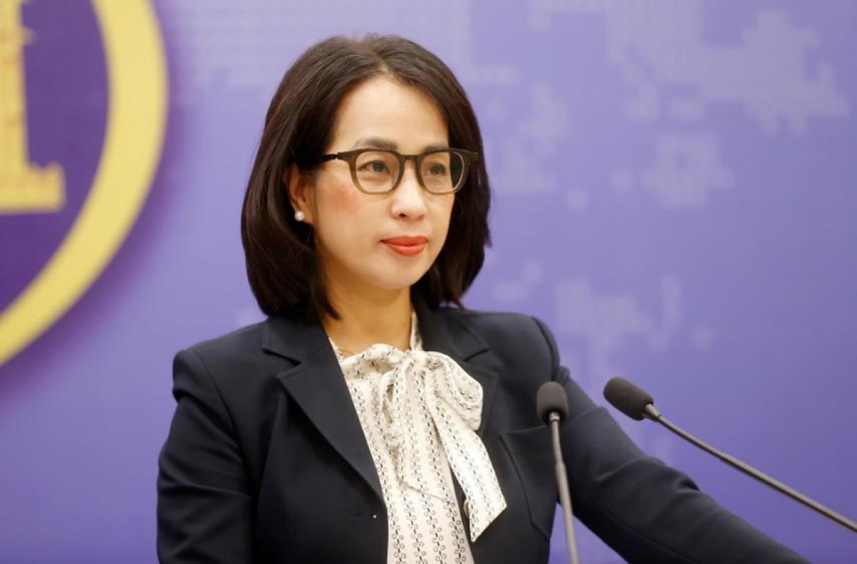 Người Phát ngôn Bộ Ngoại giao Việt Nam Phạm Thu Hằng. Ảnh: VGP