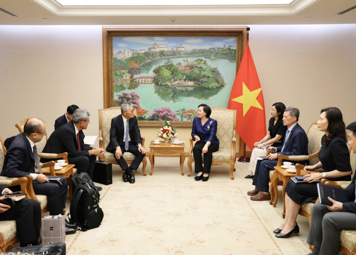 Quang cảnh buổi tiếp. Ảnh: VGP/Thu Giang