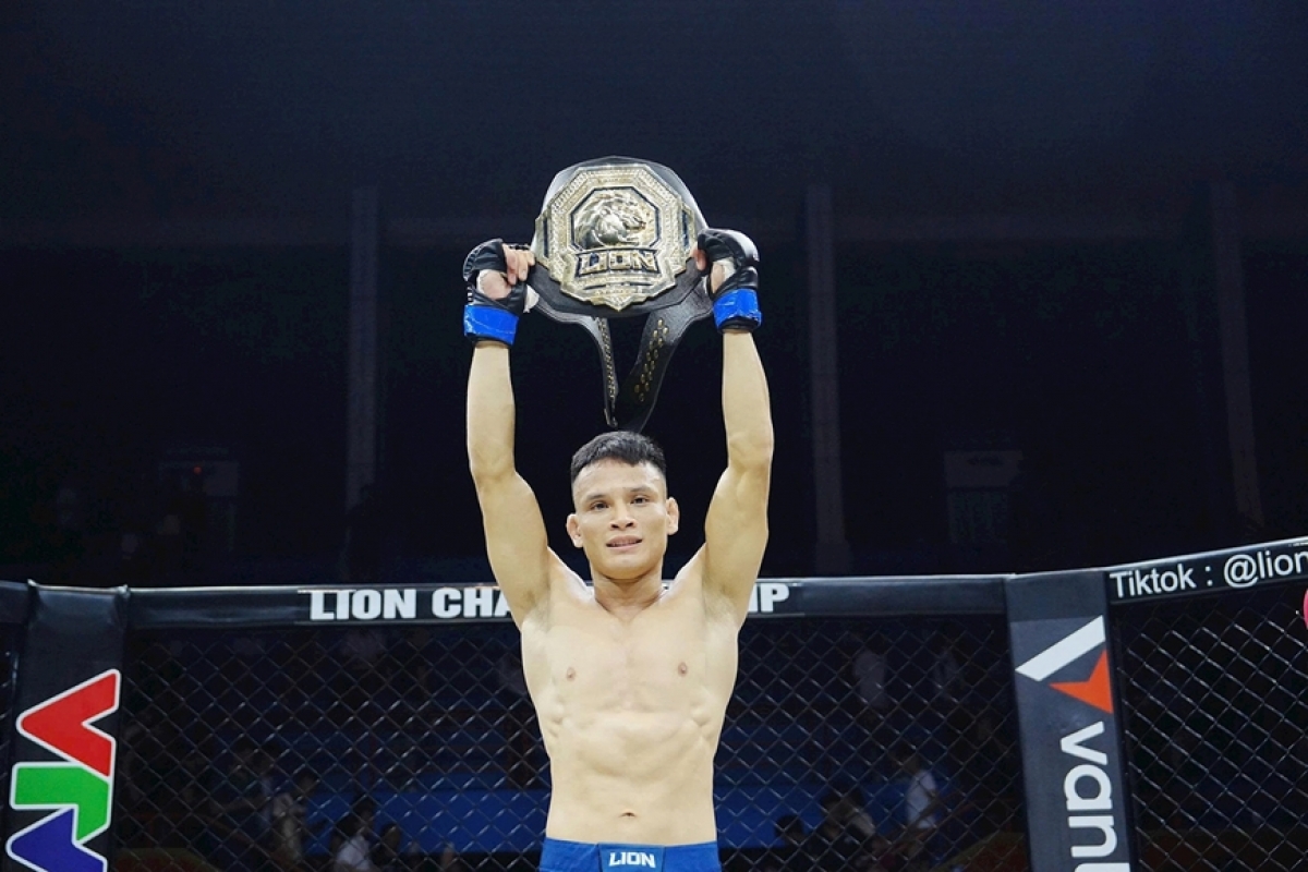 Lê Văn Tuần là nhà vô địch MMA 56kg. Ảnh tư liệu (minh họa): qdnd.vn