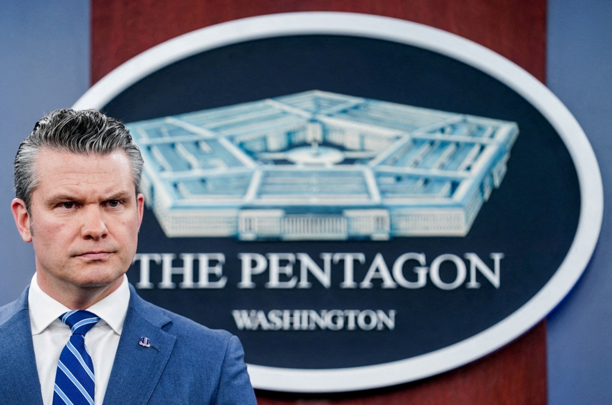 El secretario de Guerra de Estados Unidos, Pete Hegseth. Foto: Reuters