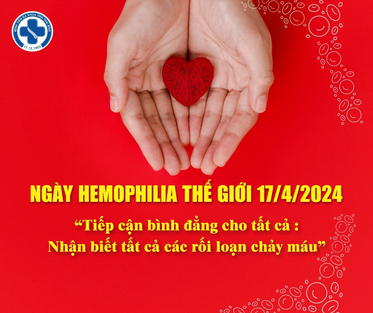 ขานรับวันฮีโมฟีเลียโลก ซึ่งตรงกับวันที่ 17 เมษายน