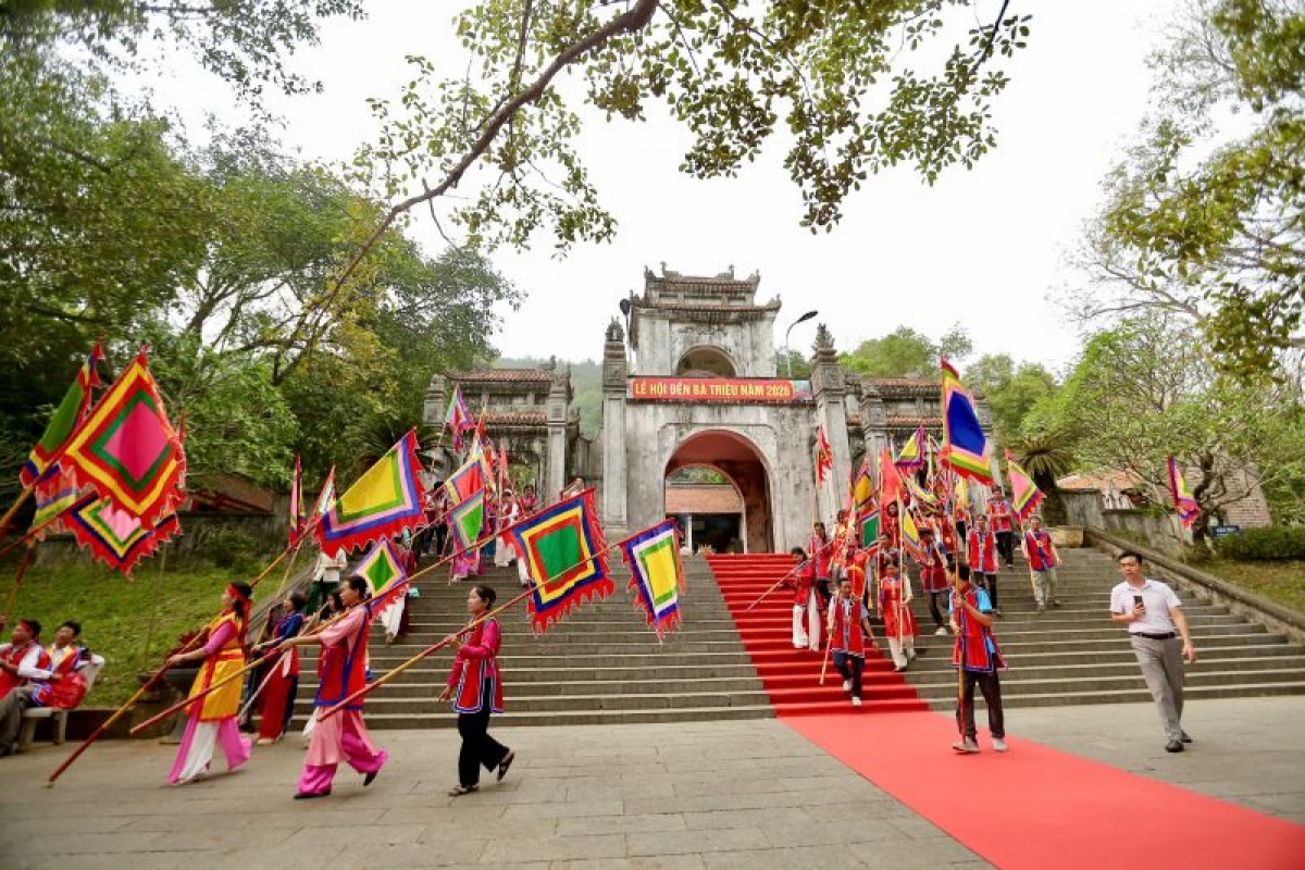 Der Ba Trieu-Tempel in der Gemeinde Trieu Loc in der Provinz Thanh Hoa. (Foto: laodong.vn)