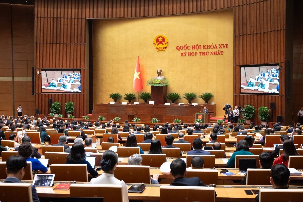 El primer período de sesiones de la Asamblea Nacional, XVI Legislatura. Foto: daibieunhandan.vn
