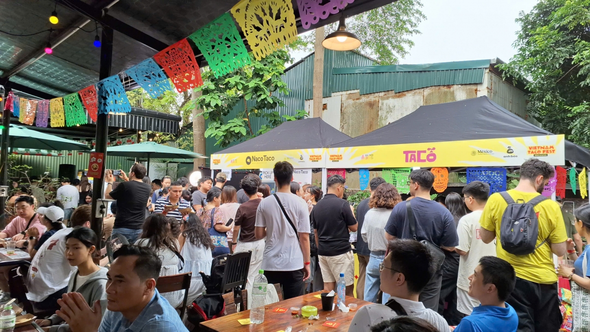 Participantes en el Vietnam Taco Fest 2026. Foto: Tuan Anh/VOV5