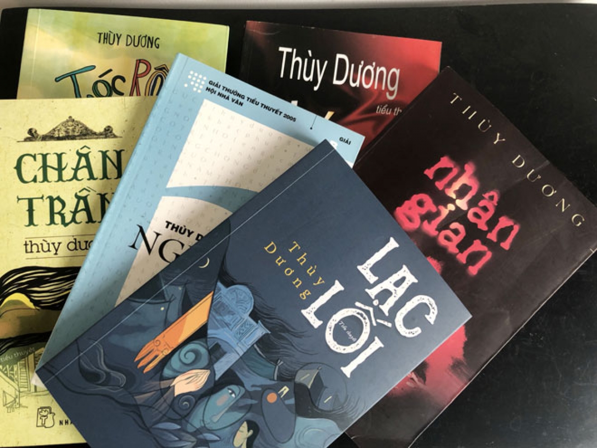 Các tác phẩm của nhà văn Thùy Dương.