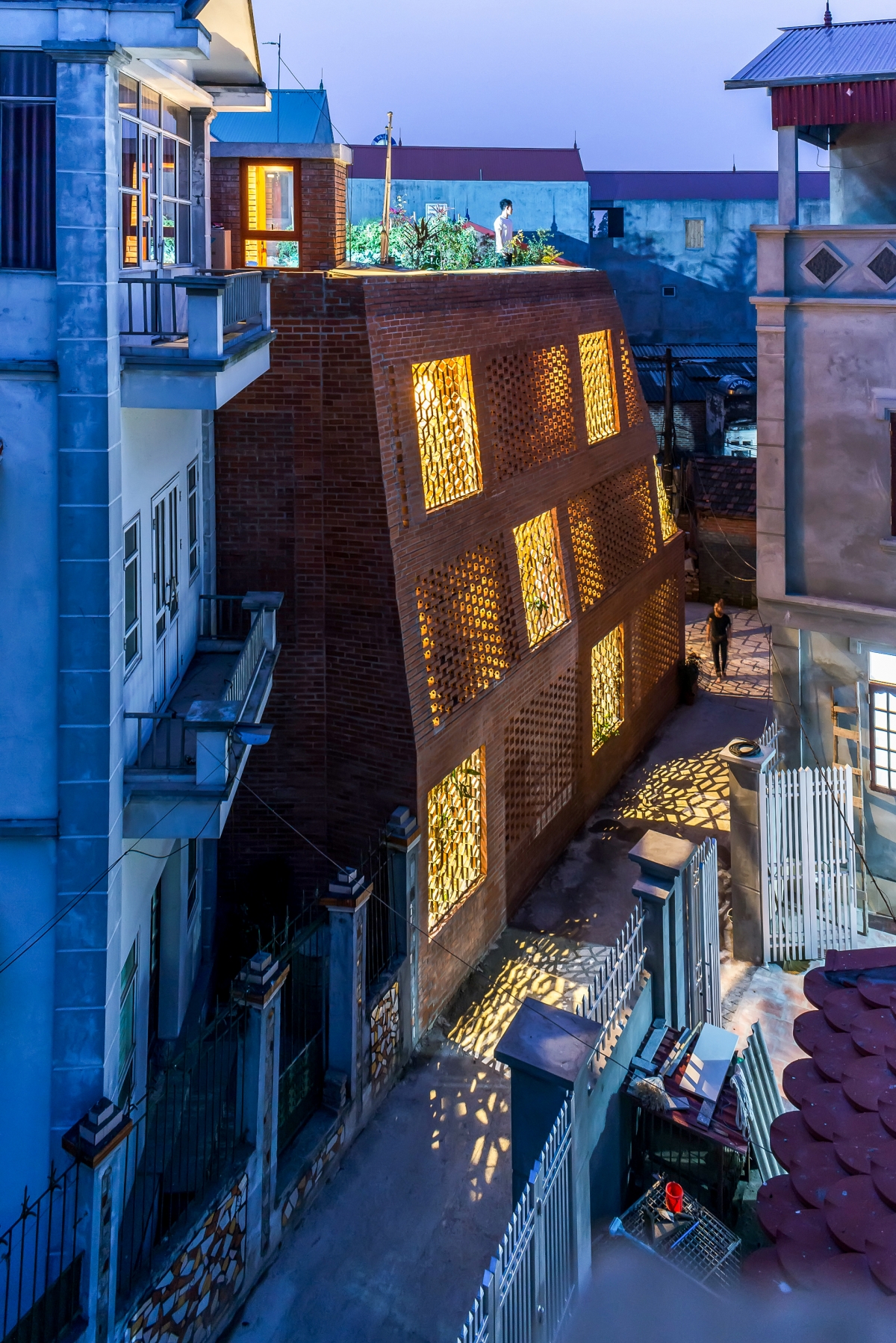 Công trình của KTS Đoàn Thanh Hà: Nhà hang gạch - Ảnh: Nguyễn Tiến Thanh