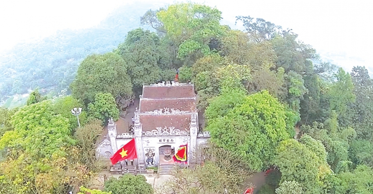 Le complexe des temples des rois Hùng à Pho Tho. Photo: VGP