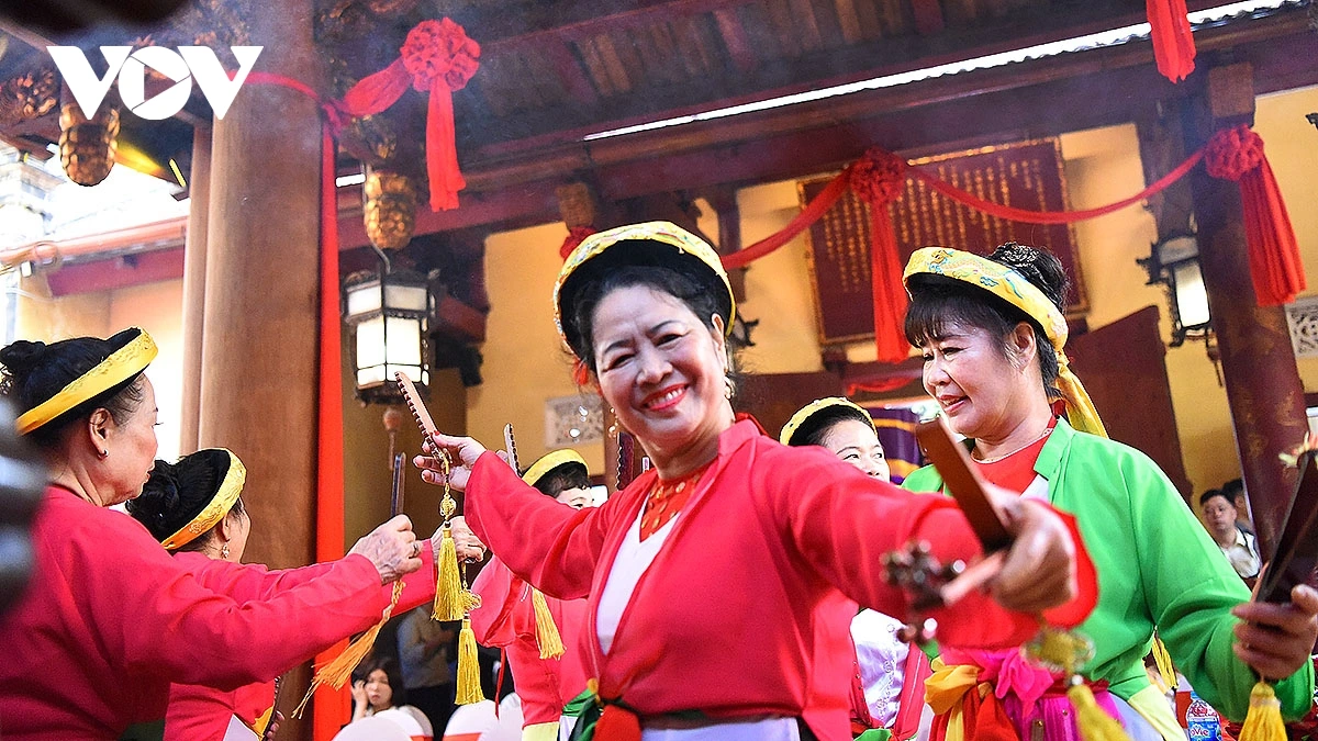 … đồng thời cũng là dịp để lan tỏa các giá trị văn hóa Thăng Long – Hà Nội nhằm bảo tồn, phát huy giá trị hệ thống di tích lịch sử - văn hóa theo hướng bền vững, hiệu quả.