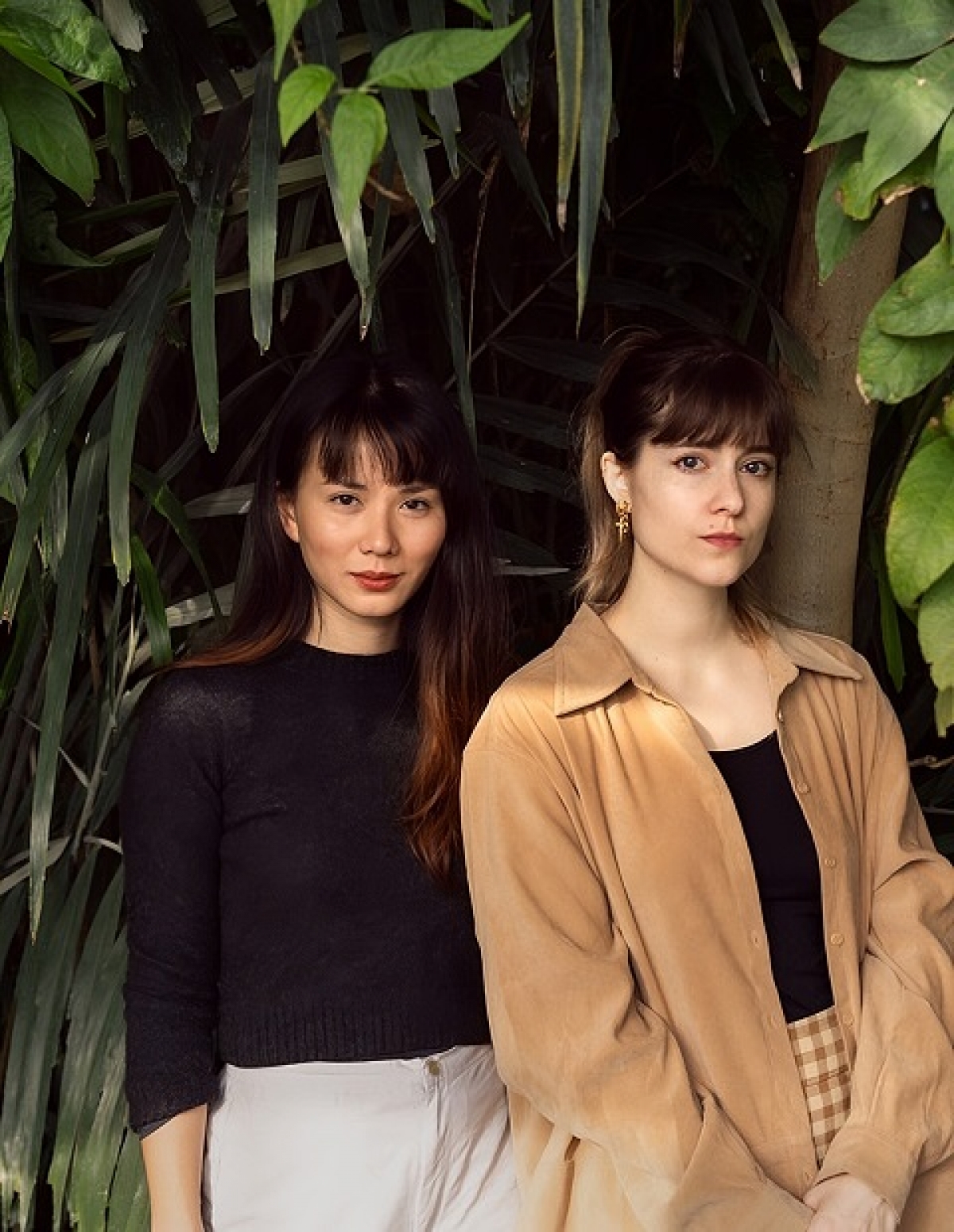 Tác giả Hải Anh và họa sĩ Pauline Guitton (tác giả phần tranh của truyện "Sống")