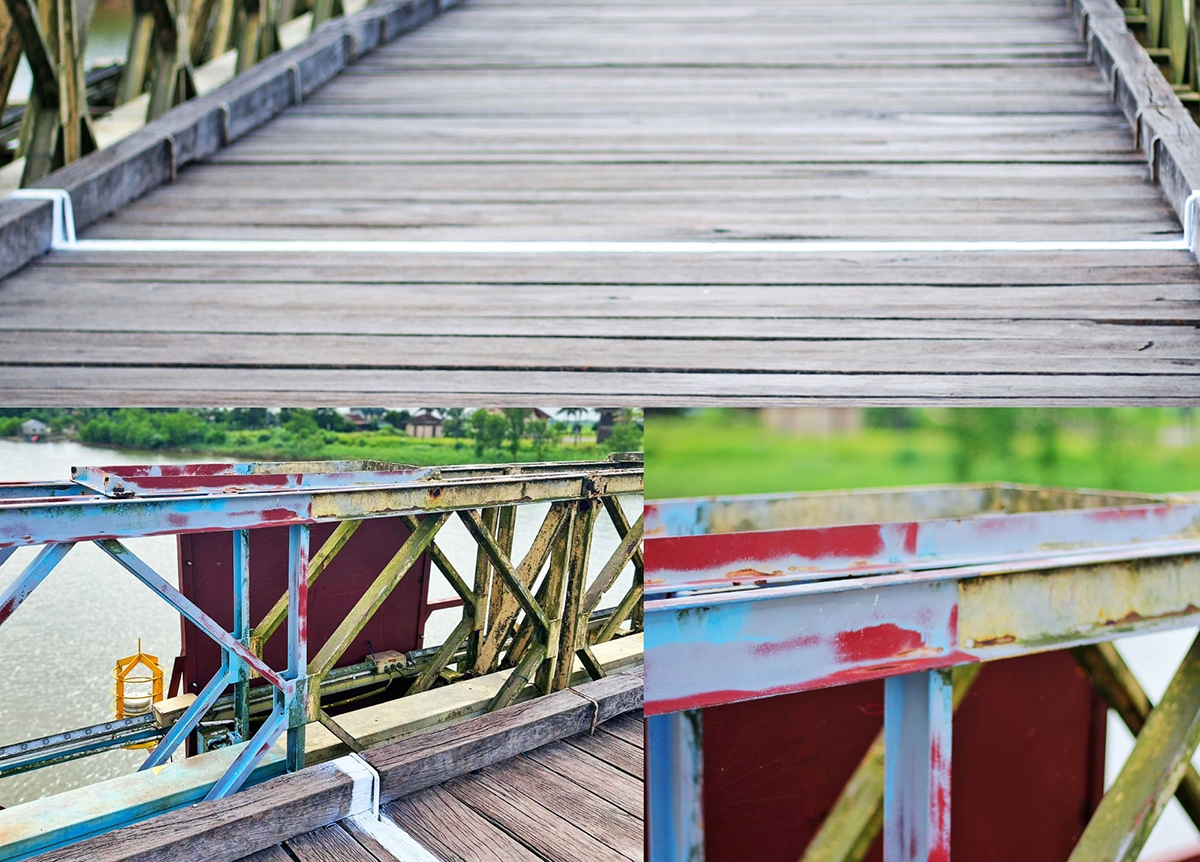 ការប្រយុទ្ធដោយ​ពណ៌ថ្នាំលាបលើតួស្ពាន៖ អាជ្ញាធរភាគខាងត្បូងចាស់ លាបពណ៌ខៀវ ខណៈដែលភាគខាងជើងលាបពណ៌លឿង ប៉ុន្តែបេះដូងរបស់ប្រជាជនវៀតណាមនៅត្រើយទាំងសងខាង ជានិច្ច​កាល​មានចង្វាក់តែមួយ ឆ្ពោះទៅរកការបង្រួបបង្រួម​ប្រទេស​ជាតិ។​