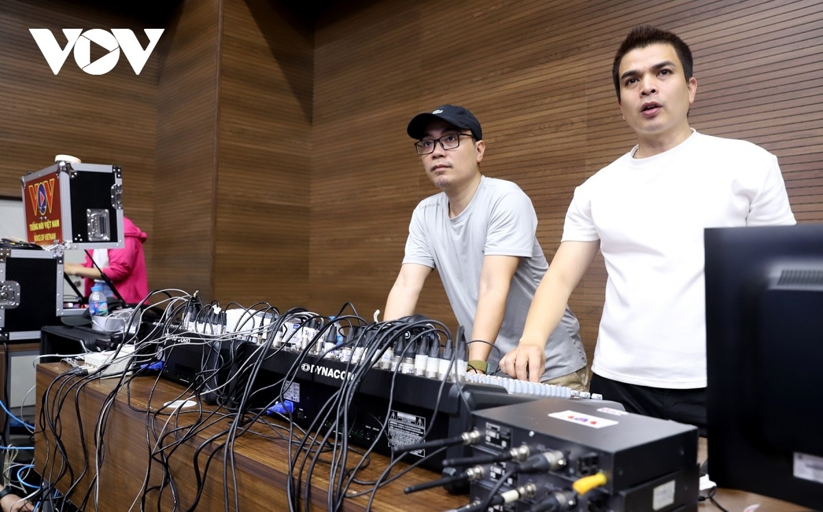 2 ngày 7 và 8/4 sẽ dành cho các đơn vị thi phát thanh trực tiếp đến thử thiết bị và đường truyền trước khi vào thi chính thức. Từ ngày 9-12/4, Hội đồng thi phát thanh trực tiếp chính thức làm việc và chấm giải.