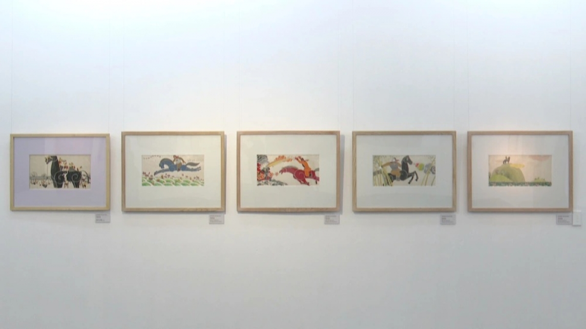 Chùm tác phẩm"Ông Gióng" của họa sĩ Ngô Mạnh Lân