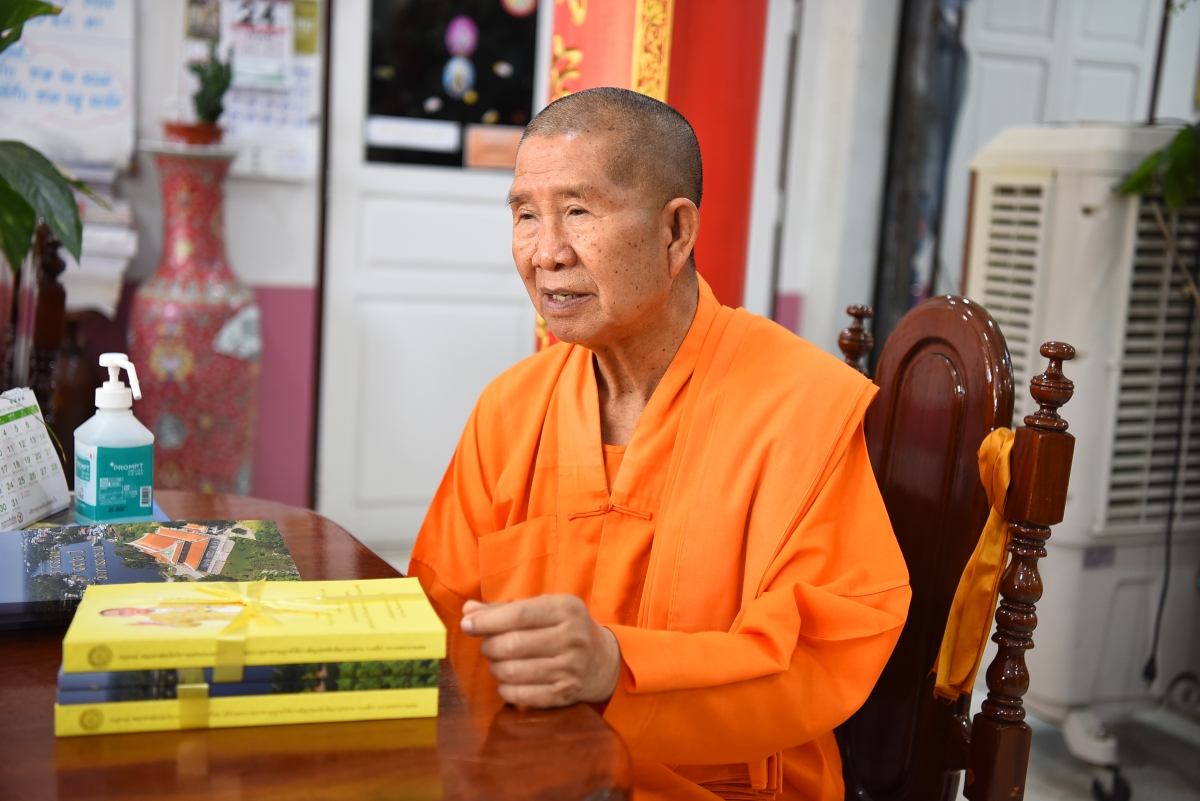 Hòa thượng Thích Quốc Sanh (Phra Samananamrajavachirachan)- trụ trì đời thứ 6 của chùa Khánh Thọ