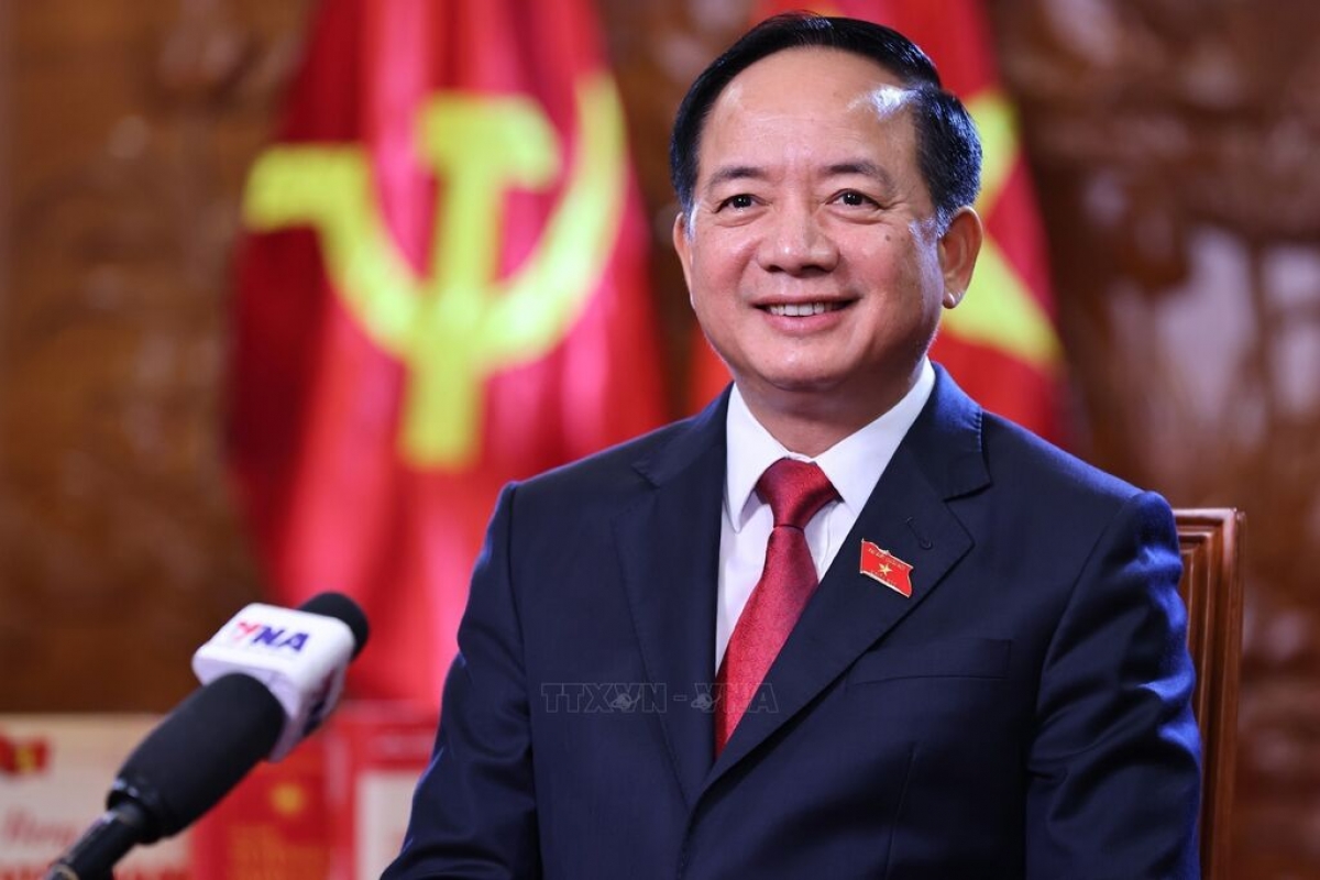 Trịnh Văn Quyết, Ủy viên Bộ Chính trị, Bí thư Trung ương Đảng, Trưởng ban Tuyên giáo và Dân vận Trung ương. Ảnh: Minh Đức