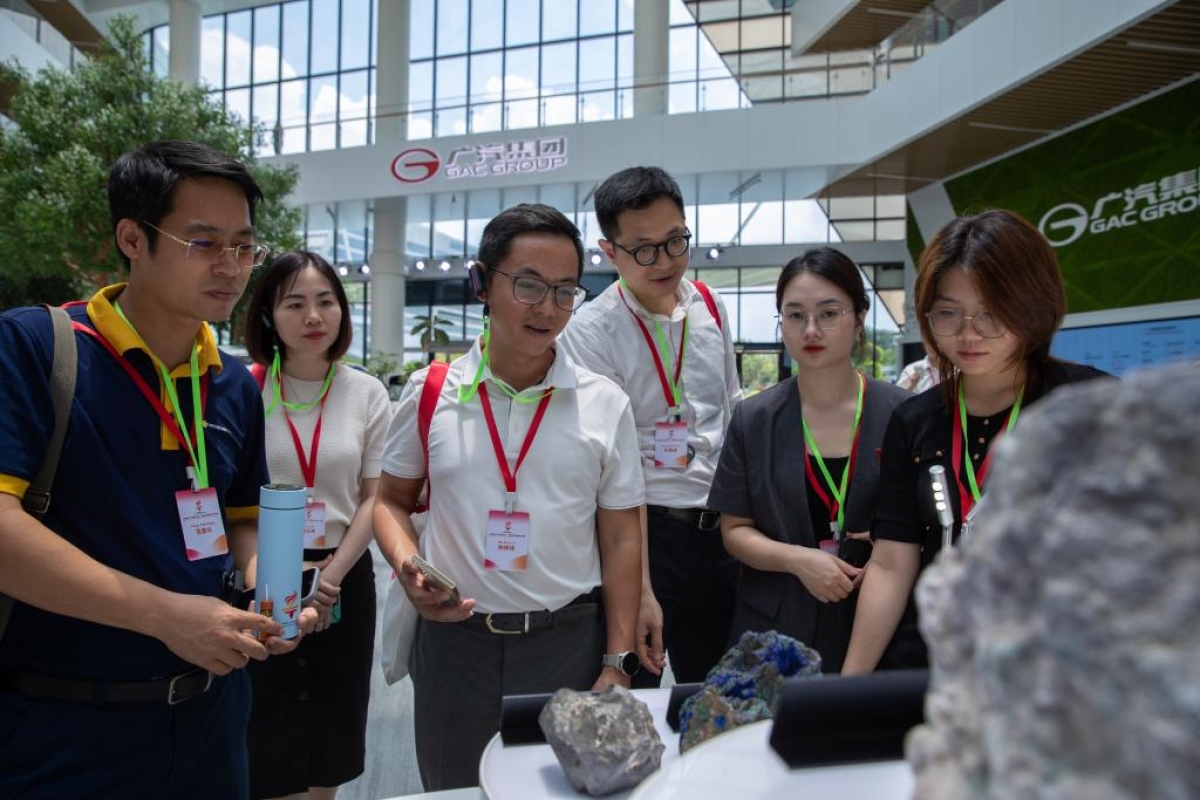 Thanh, thiếu niên Việt Nam tham gia ‘hành trình đỏ’ tại Trung Quốc.<br>
Nguồn: CMG