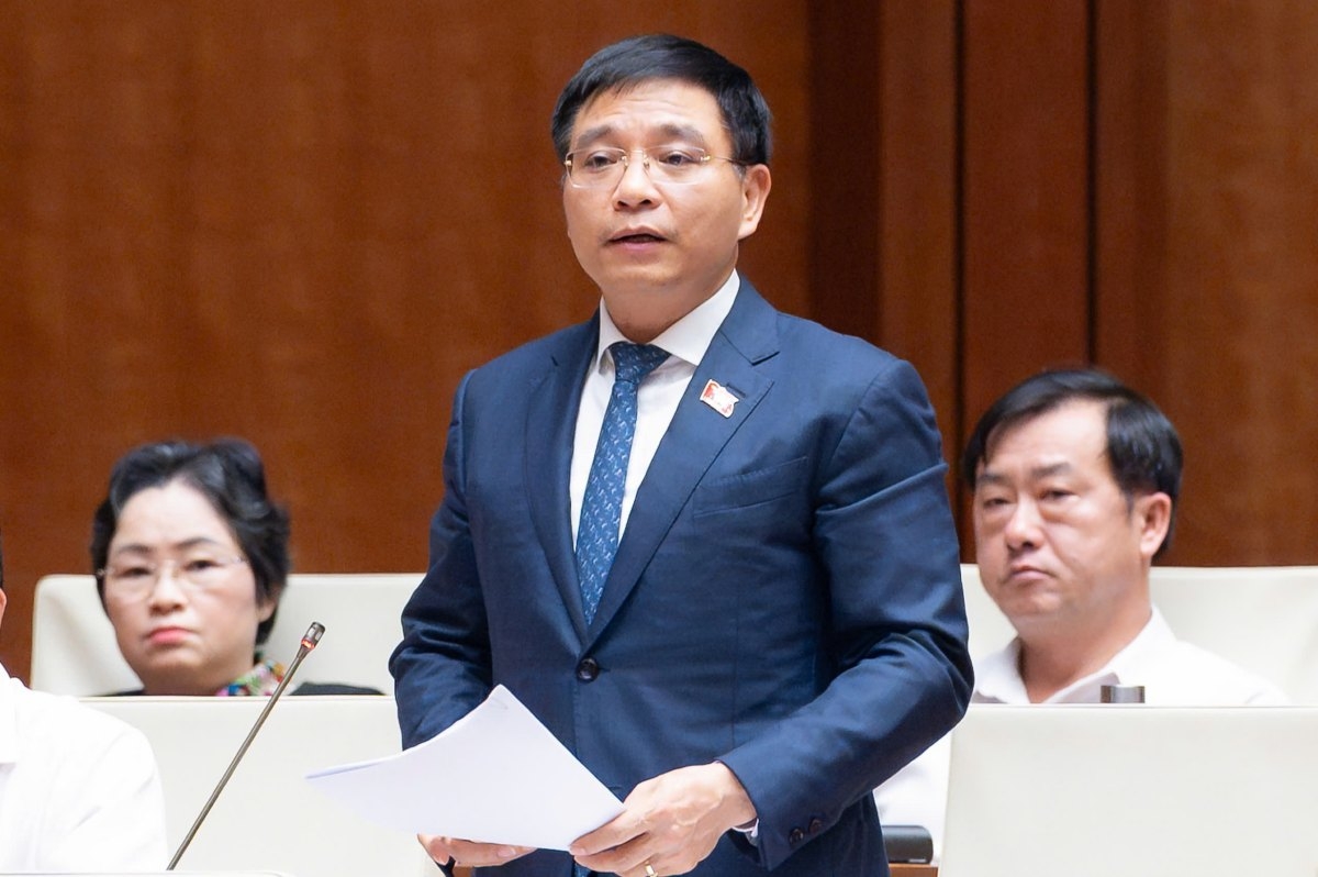 Phó Thủ tướng Chính phủ Nguyễn Văn Thắng phát biểu tại phiên thảo luận kinh tế - xã hội trong khuôn khổ kỳ họp thứ nhất, Quốc hội khóa XVI. Ảnh: quochoi.vn