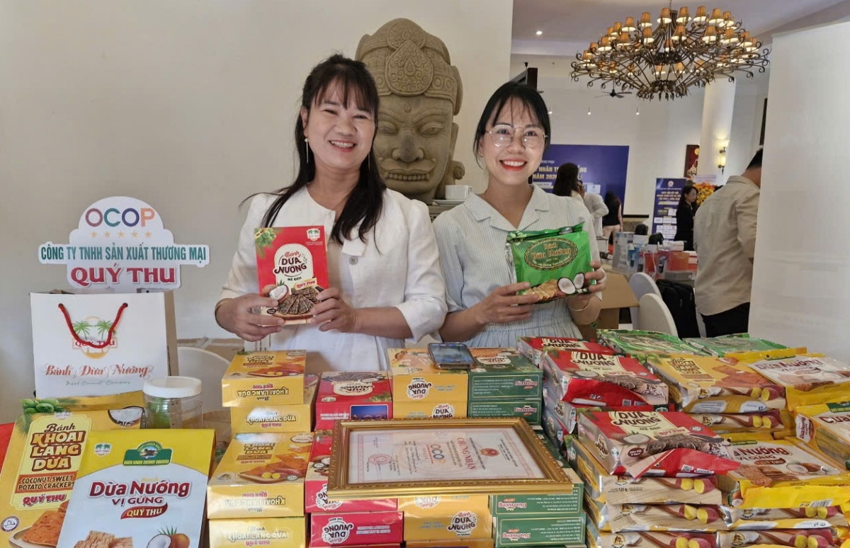 행사에서 전시되는 상품들