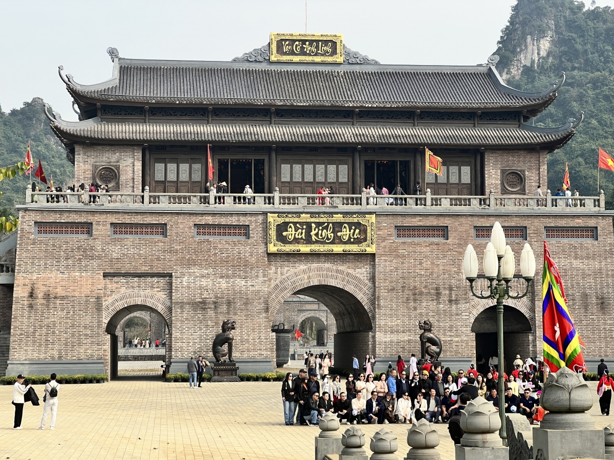 Đàn Kính thiên, nơi làm nghi lễ kính báo trời đất. Ảnh Thế Hùng