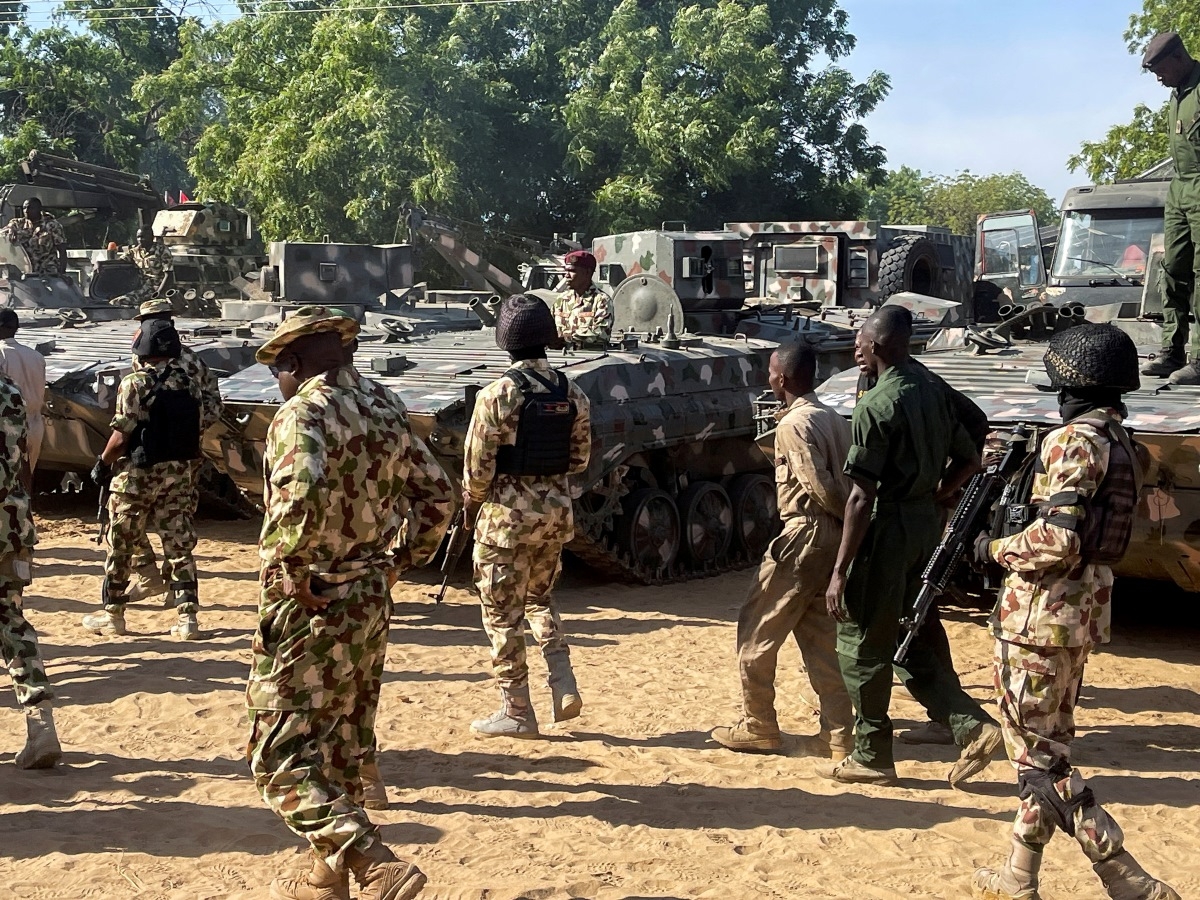 Soldats nigérians au camp Maimalari, Maiduguri (État de Borno), 7 novembre 2025. Photo: Reuters