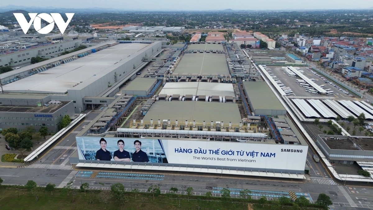 Die Samsung-Fabrik in Thai Nguyen.