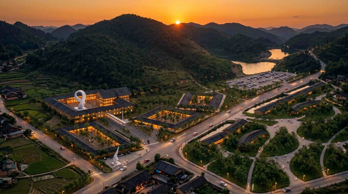 Dien Bien Phu complex of cable car and cultural and historical tourism services project in Muong Phang commune (Photo: Sun Group⁠)