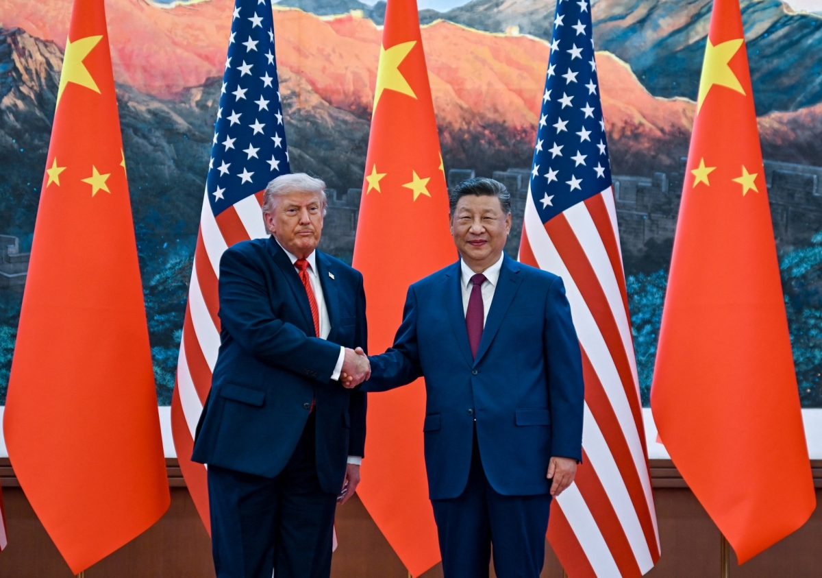 El presidente chino Xi Jinping y su homólogo estadounidense Donald Trump. Foto: Kenny Holston/Pool vía REUTERS