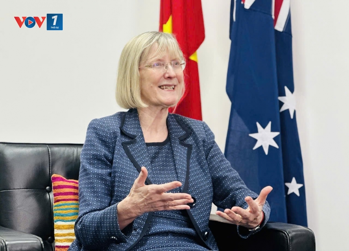 Australian Ambassador to Vietnam Gillian Bird (Photo: VOV1)