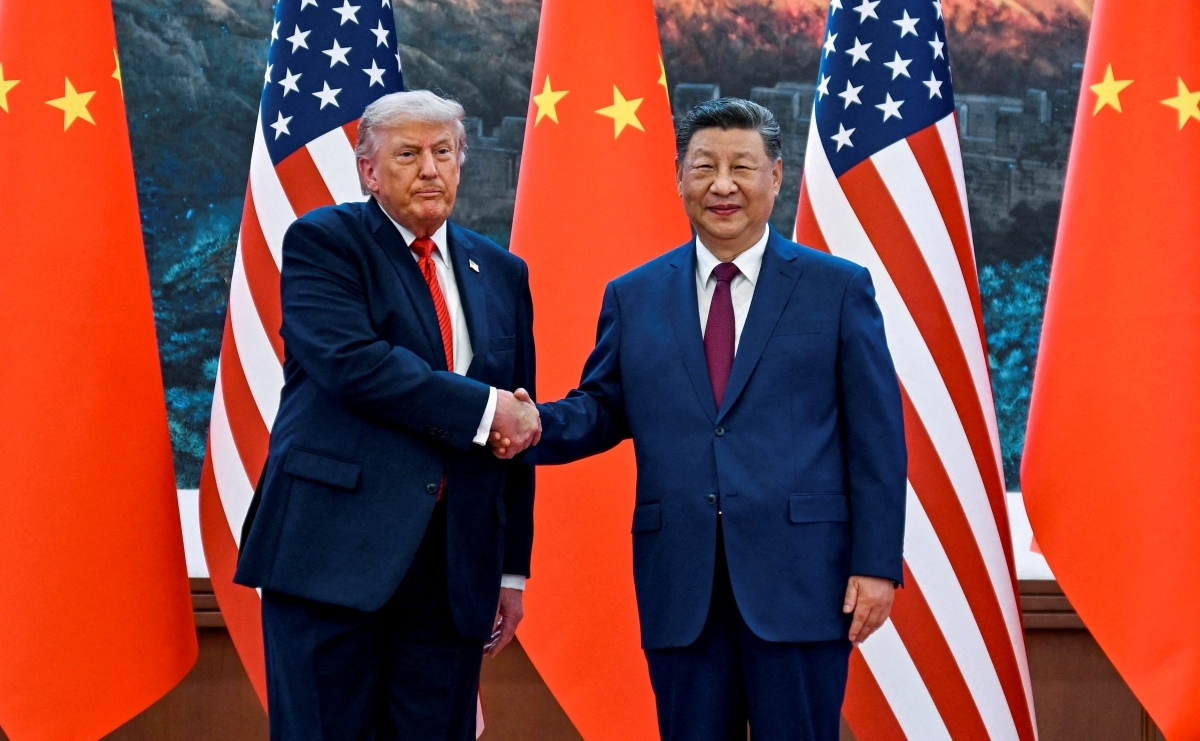 US President Donald Trump and Chinese President Xi Jinping shake hands at the Great Hall of the People, Beijing, on May 14, 2026. (File photo: Kenny Holston/REUTERS)