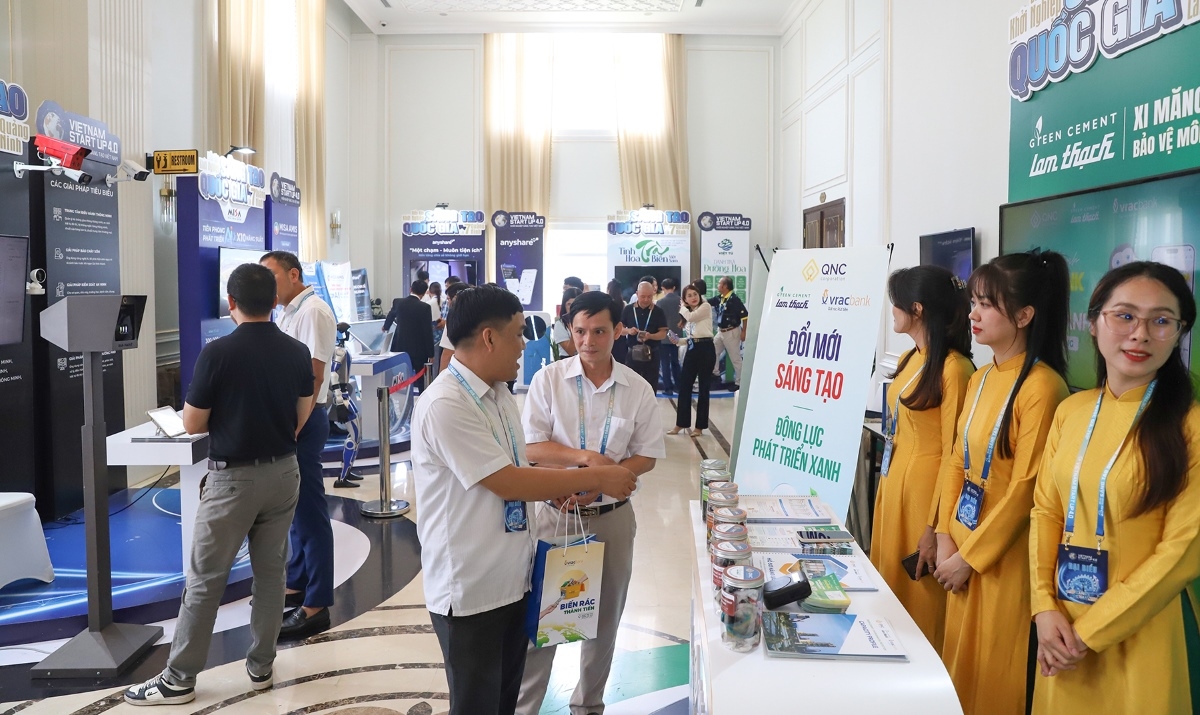 Businesses share technology solutions at digital events in Quang Ninh province ( Photo: Truong Giang/ Photo: VOV's correspondent in Northeast)
