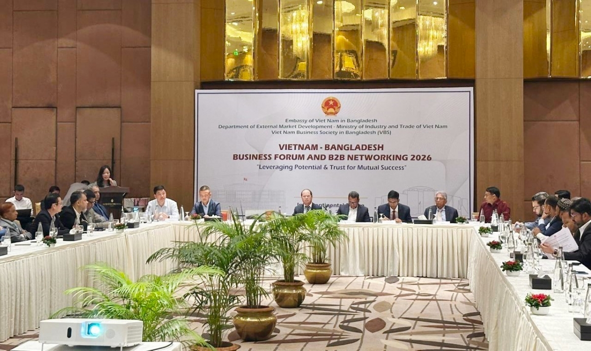 El Foro Empresarial Vietnam-Bangladés y Red de Negocios B2B 2026. Foto: VNA