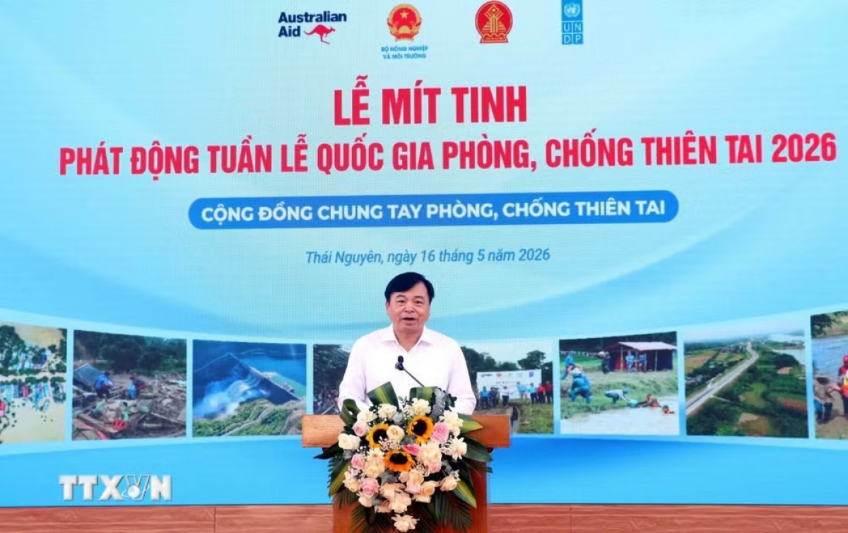 รัฐมนตรีช่วยว่าการกระทรวงการเกษตรและสิ่งแวดล้อม เหงวียนหว่างเหียบ (TTXVN)