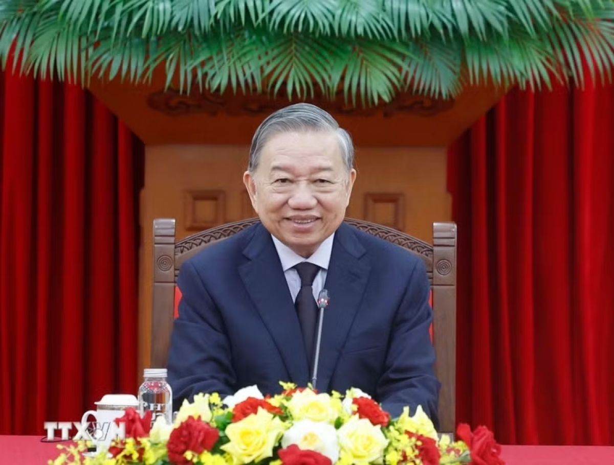 เลขาธิการใหญ่พรรค ประธานประเทศ โตเลิม พร้อมภริยา และคณะผู้แทนระดับสูงเวียดนามจะเดินทางไปเยือนประเทศไทยอย่างเป็นทางการในระหว่างวันที่ 27-29 พฤษภาคม (VNA)