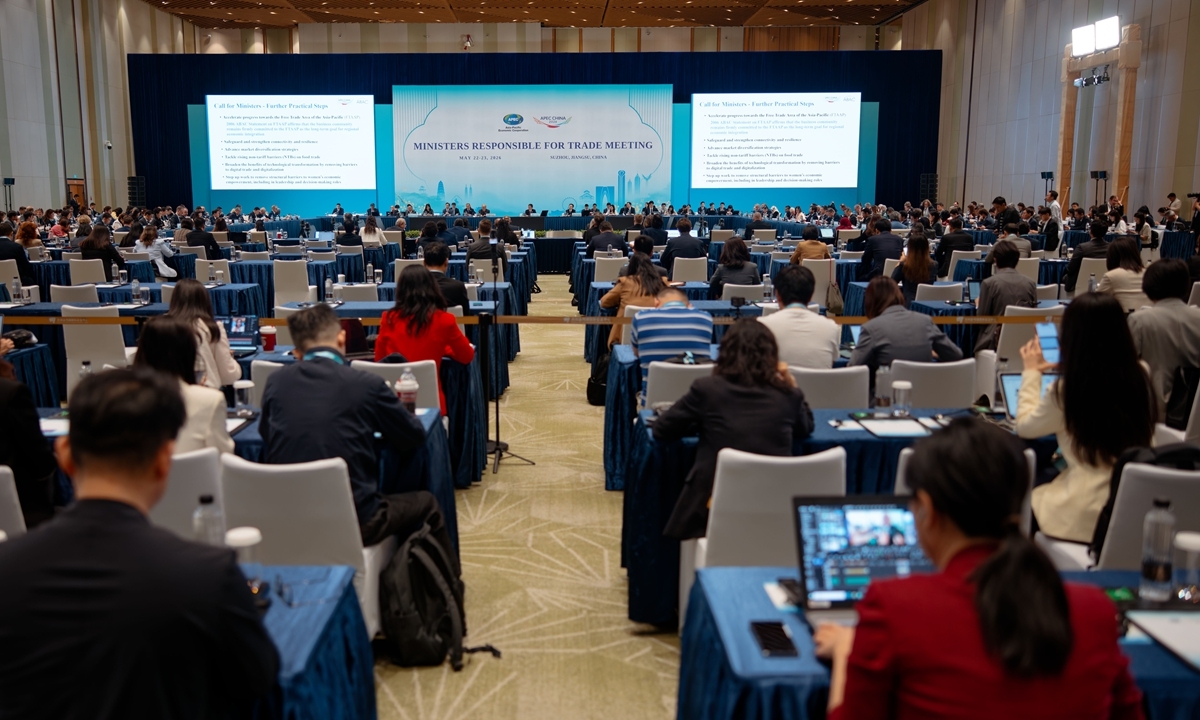 APEC貿易担当大臣会合、2026年5月22日、中国・江蘇省の蘇州市で開幕（写真：IC）