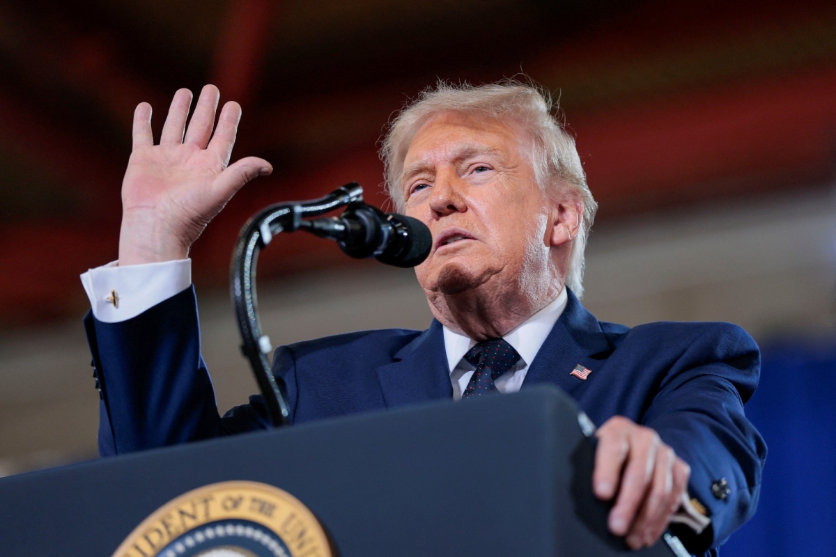Presiden AS Donald Trump. Foto: REUTERS/Kylie Cooper