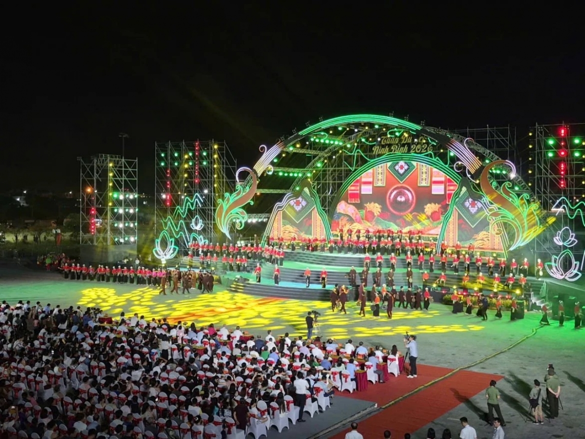 At the opening of  Ninh Binh Tourism Week 2026 (Photo: VOV)