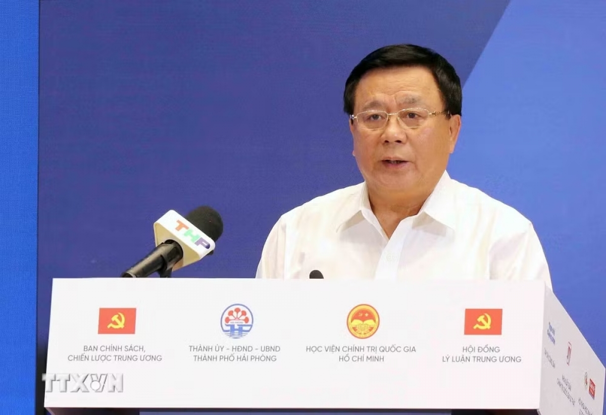 Professor Dr. Nguyen Xuan Thang, Chairman of the Central Theoretical Council (Photo:VNA)