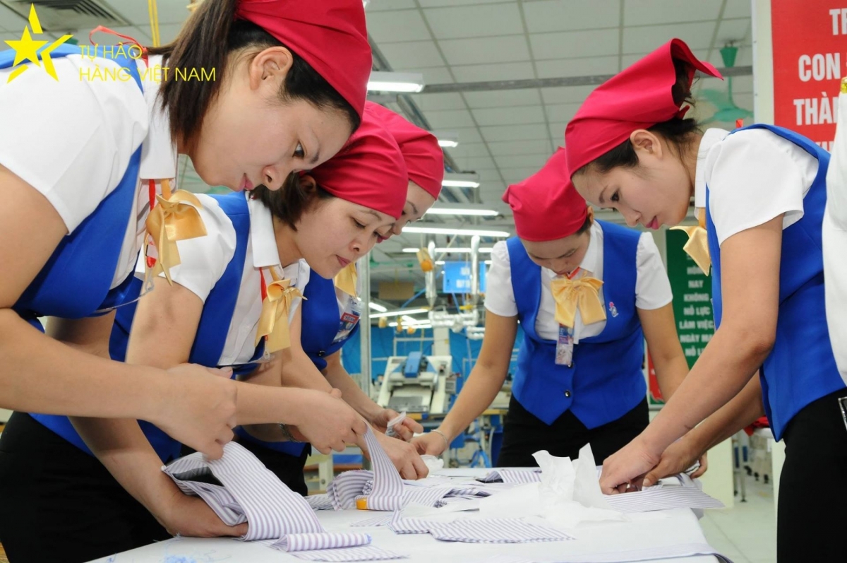 Trabajadoras de la Corporación Textil May 10. Foto: moit.gov.vn