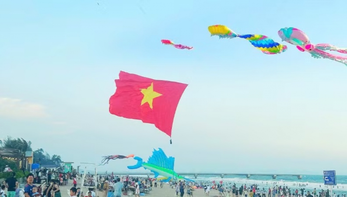 Lễ hội Diều khổng lồ Sky Fest. Ảnh: Báo Nhân dân
