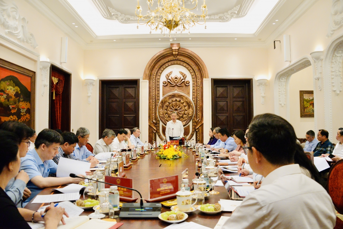 Toàn cảnh buổi làm việc. Ảnh: VOV