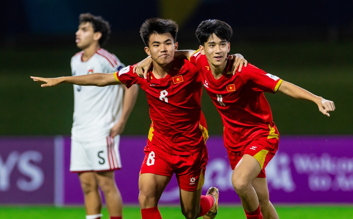 Vietnams U17-Team spielt bei der U17-Fußballweltmeisterschaft 2026 in der gleichen Gruppe mit Mali, Belgien und Neuseeland. (Foto: VFF)